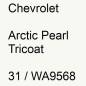 Preview: Chevrolet, Arctic Pearl Tricoat, 31 / WA9568.